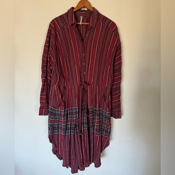 Free People Ray of Light Button Down Dress - Picture 7 of 7